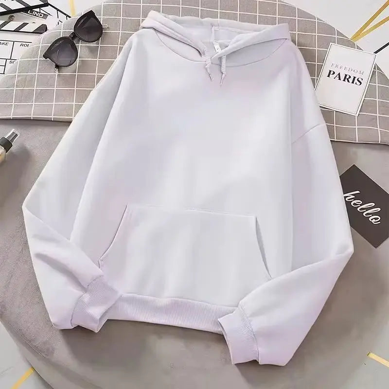 Unisex oversized hooded sweatshirt with kangaroo pocket