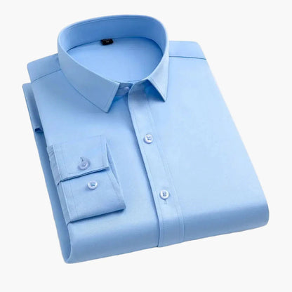 Men's Business Stretch Shirt – Modern, Comfortable Long-Sleeve Shirt for Office & Everyday Use