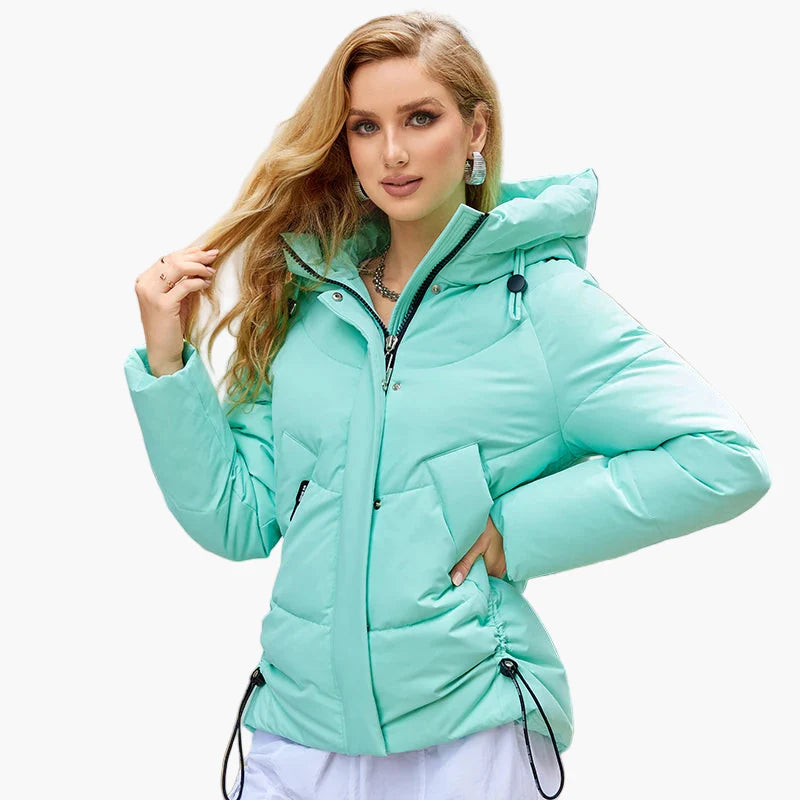 Damen Winter Steppjacke mit Kapuze – Modische Outdoorjacke für Alltag & Freizeit