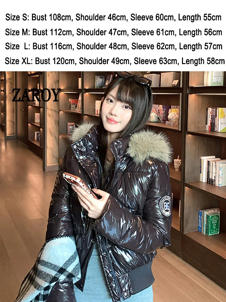 Women's padded quilted jacket with hood