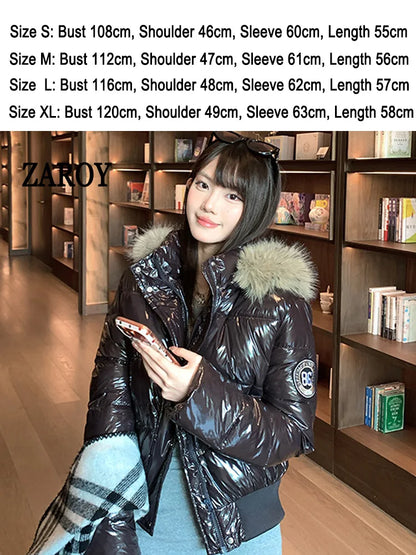 Women's padded quilted jacket with hood