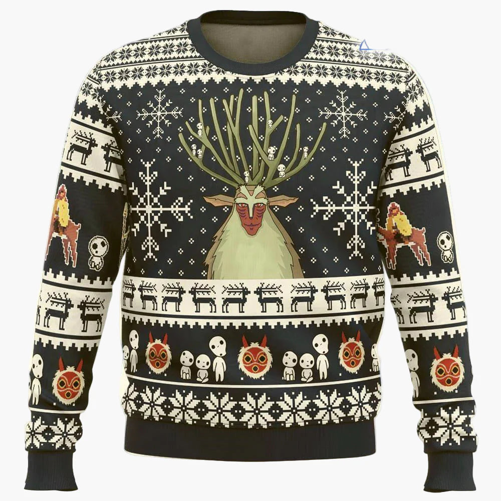 Herren Jägermeister Ugly Christmas Sweater – Party Pullover für Weihnachten und Winter