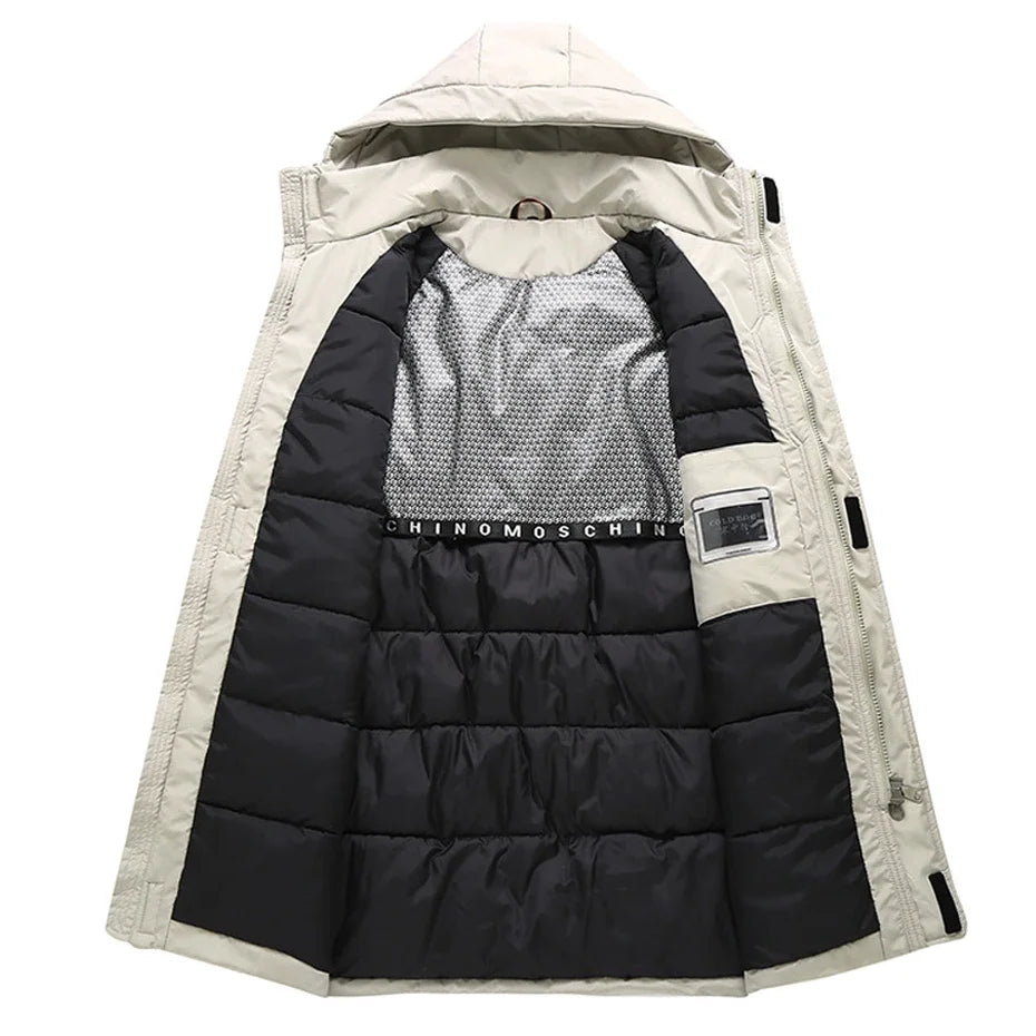 Unisex parka with hood and pockets – long-sleeve winter coat in various colors