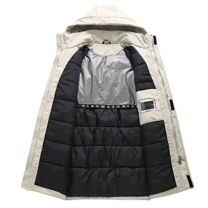 Unisex parka with hood and pockets – long-sleeve winter coat in various colors