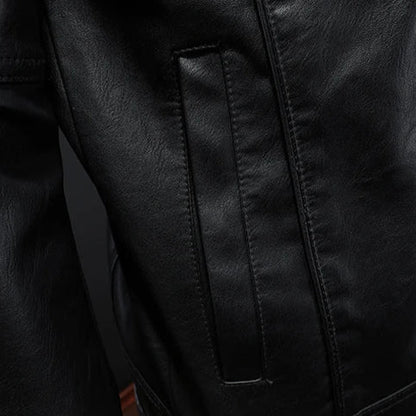 Men's Moto-Inspired Jacket – Timeless Style for Leisure and Everyday Use