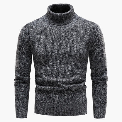 Men's turtleneck sweater knitwear winter comfort casual