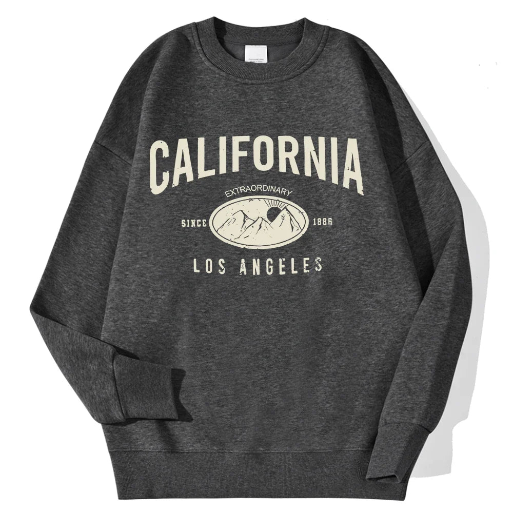 Unisex Sweatshirt Rundhals mit Print – Diverse Farben