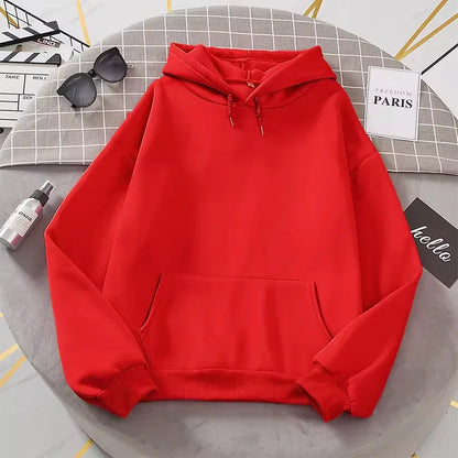 Unisex oversized hooded sweatshirt with kangaroo pocket