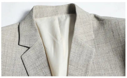 Men's Elegant Business Blazer – Modern Jacket for Office and Leisure