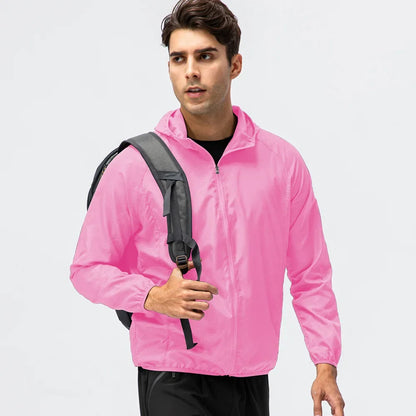 Leichte Kapuzenjacke Faltbar Windbreaker & Regenjacke Unisex