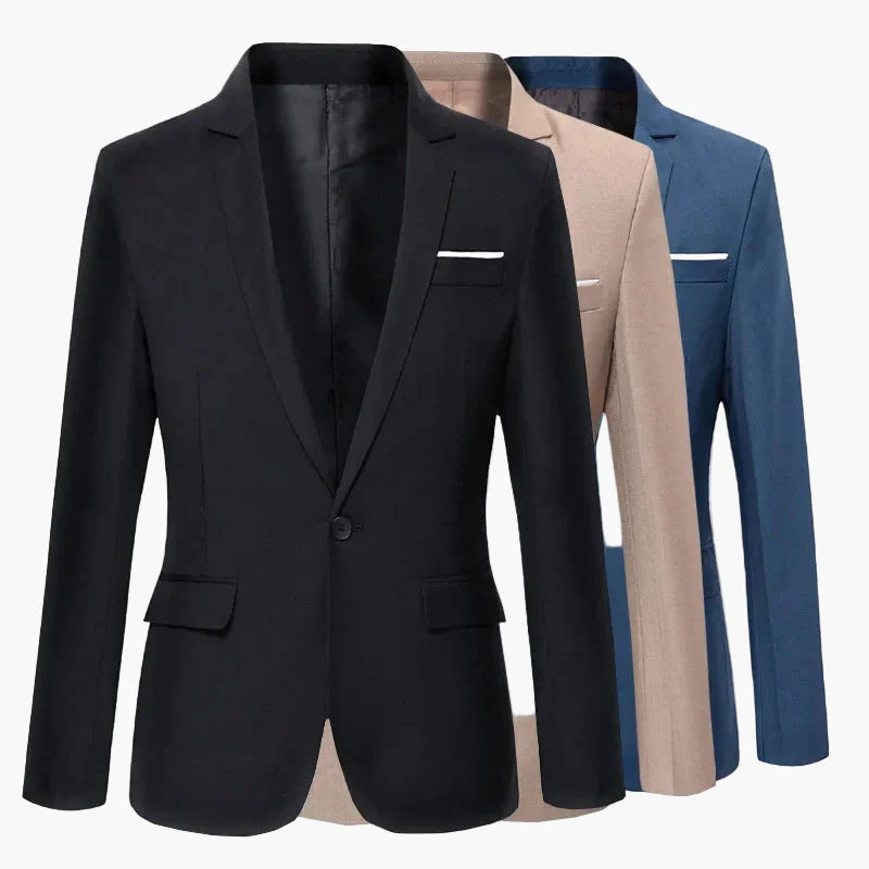 Elegant men's blazer – classic business and casual jacket