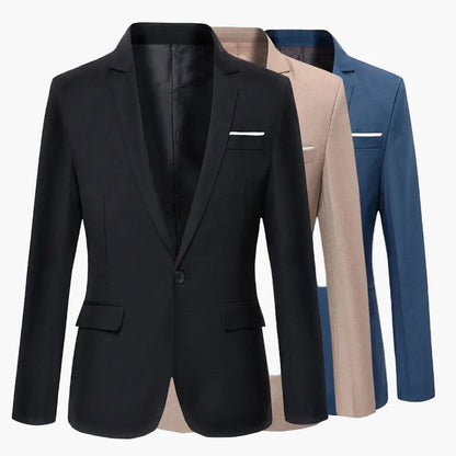 Elegant men's blazer – classic business and casual jacket