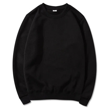 Unisex long-sleeve crew-neck sweatshirt, casual sweater