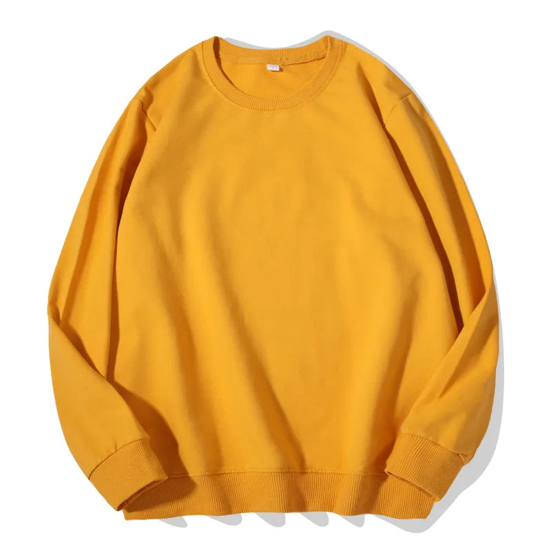 Unisex long-sleeve sweatshirt crew-neck sweater multicolored