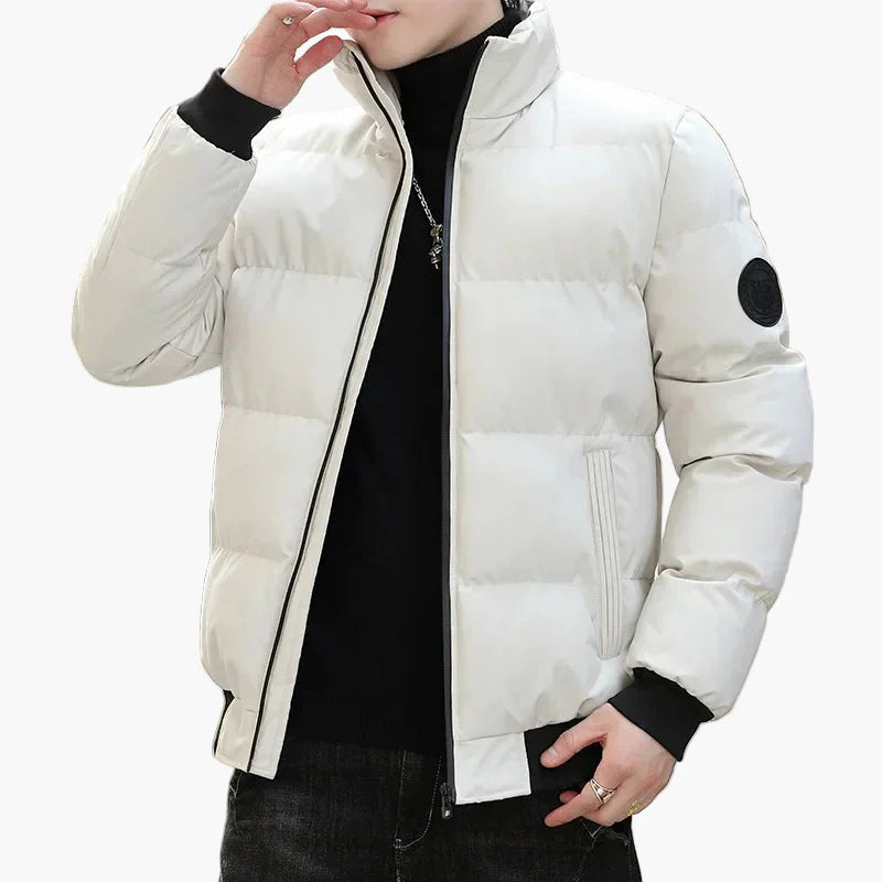 Men's Winter Quilted Jacket – Modern Casual Jacket for Cold Days