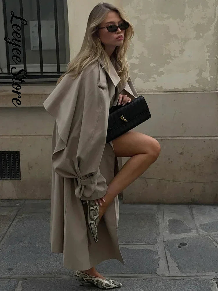 Damen Trenchcoat Kurz oder Lang mit Bindegürtel, Zweireiher Kragen, diverse Farben