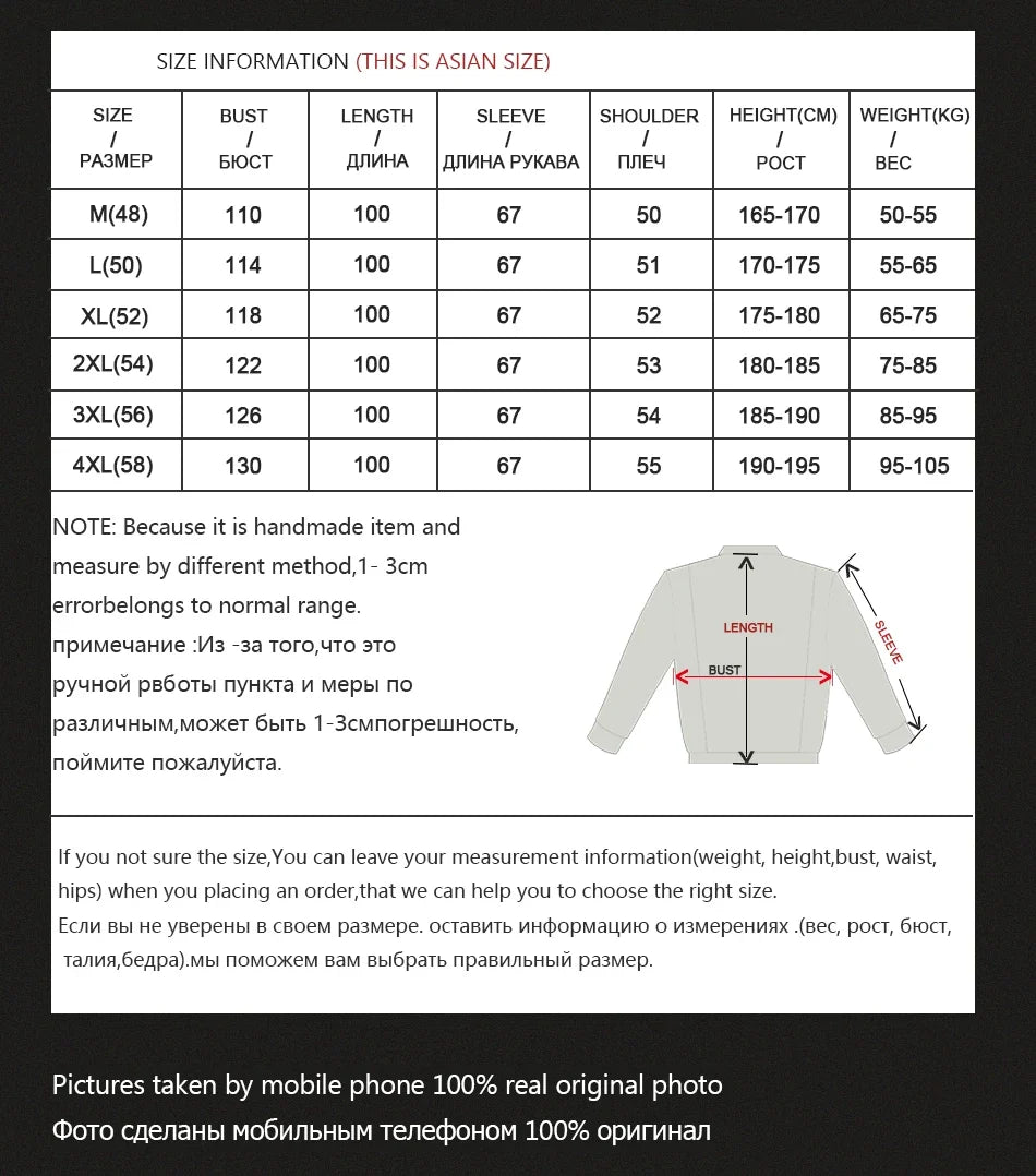 Men's winter parka with fur trim and fur lining