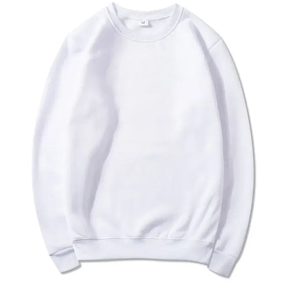 Unisex long-sleeve crew-neck sweatshirt, casual sweater
