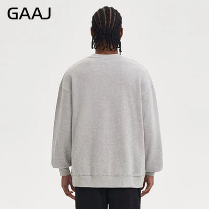 Unisex long-sleeve crew-neck sweatshirt, casual sweater
