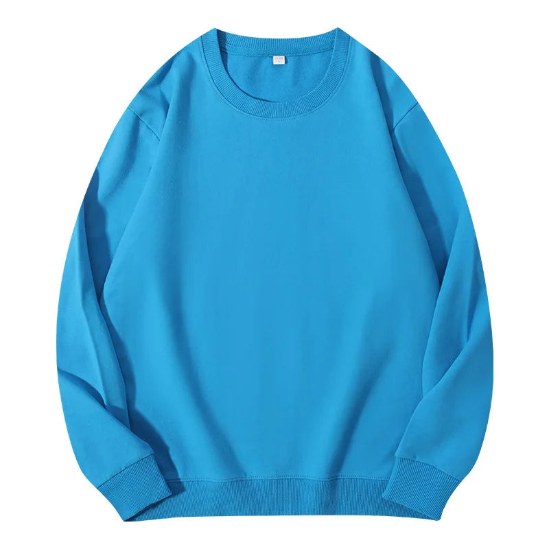 Unisex long-sleeve sweatshirt crew-neck sweater multicolored