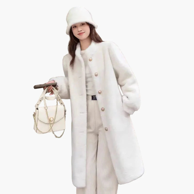 Women's Luxury Vintage Coat – Elegant Winter Style for Everyday and Special Occasions