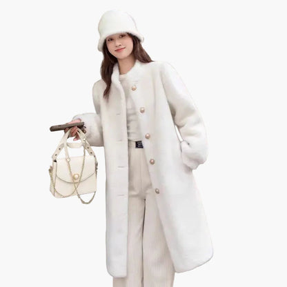 Women's Luxury Vintage Coat – Elegant Winter Style for Everyday and Special Occasions