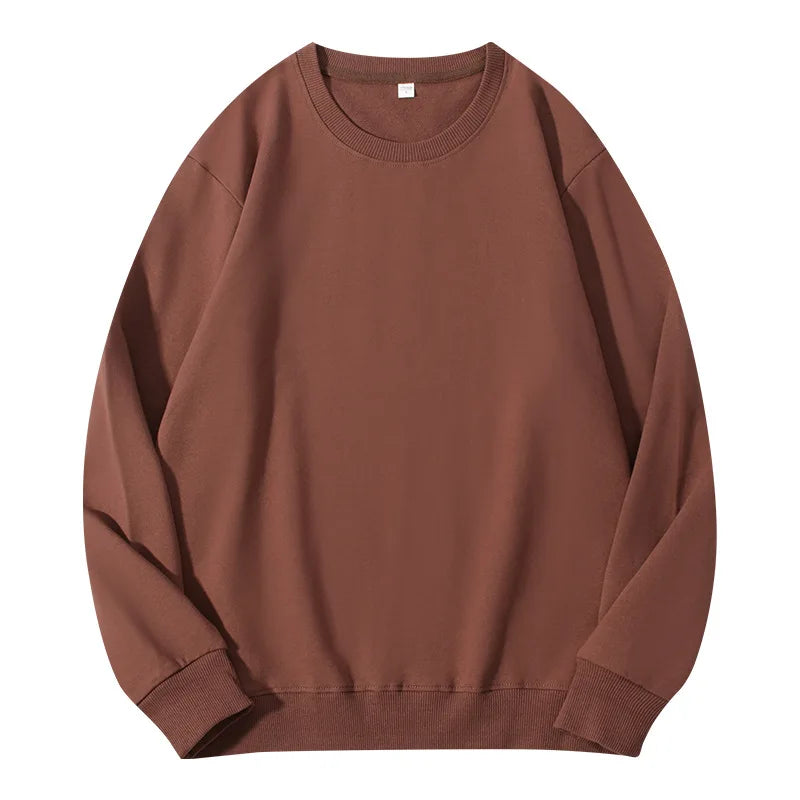 Unisex long-sleeve sweatshirt crew-neck sweater multicolored