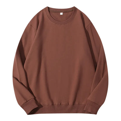 Unisex long-sleeve sweatshirt crew-neck sweater multicolored