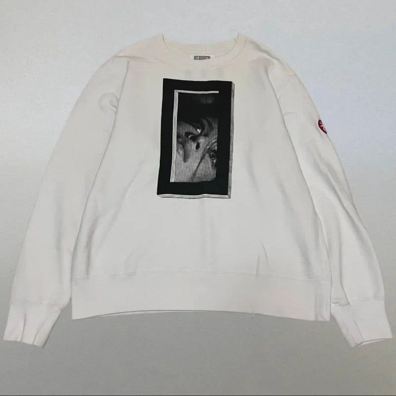 Unisex long-sleeve crew-neck sweatshirt with print