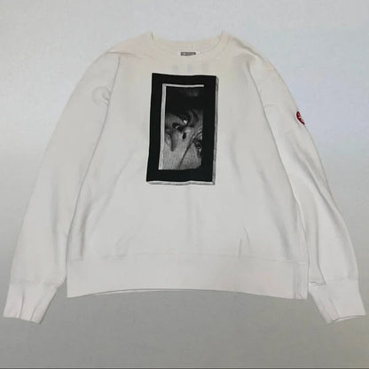 Unisex long-sleeve crew-neck sweatshirt with print