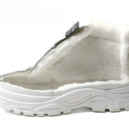 Women's Winter Sneaker Boots – Fashionable High Top Casual Shoes with Warm Lining