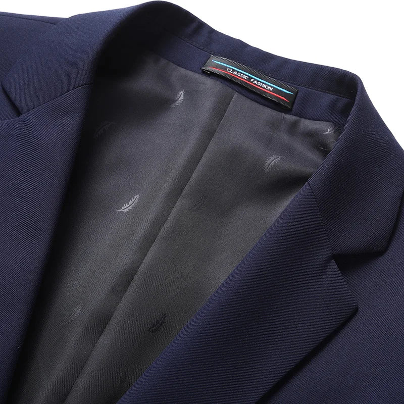 Men's Business Blazer – Elegant Suit Jacket for Office and Formal Occasions