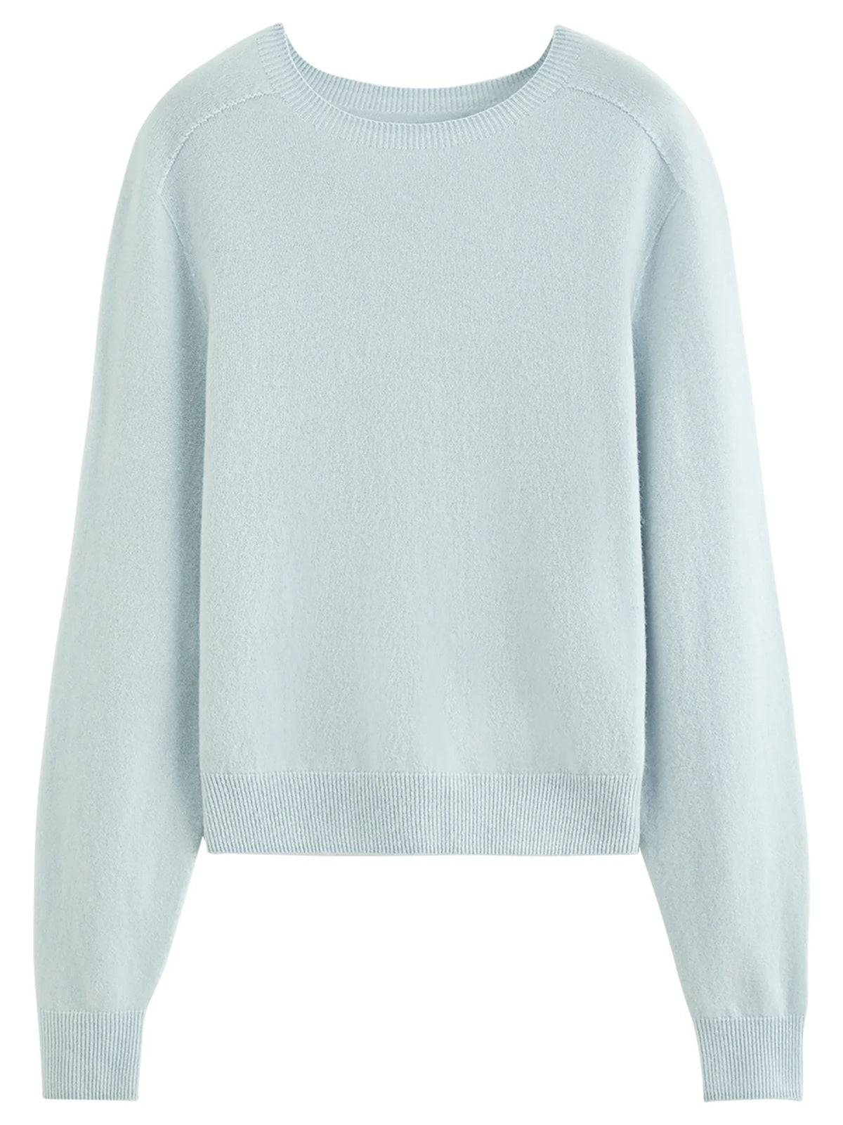 Women's Long-Sleeve Crewneck Sweater in Soft Material