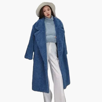 Damen Langer Oversize Mantel – Modischer Wintermantel für Alltag & Freizeit