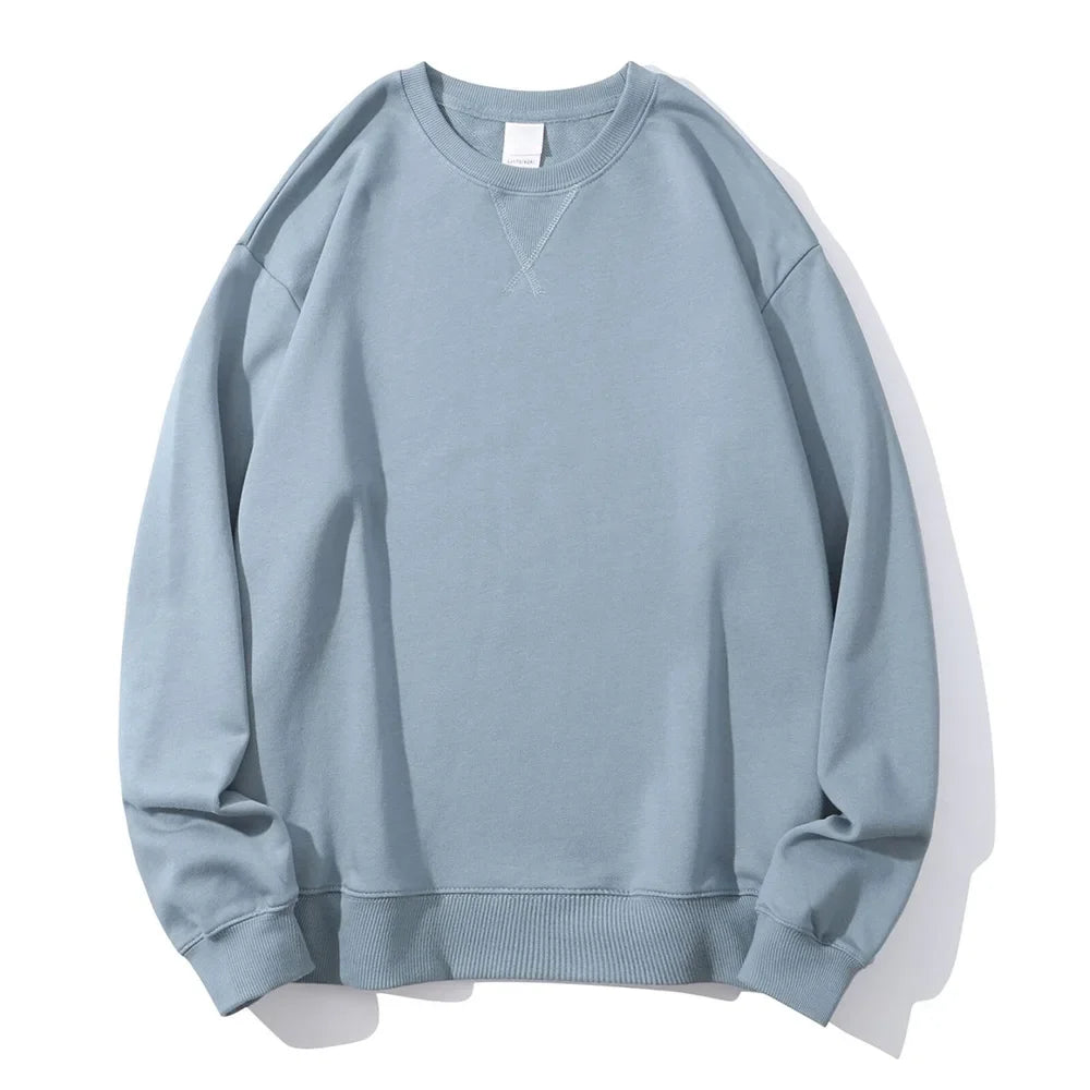 Unisex basic crew-neck sweatshirt gray