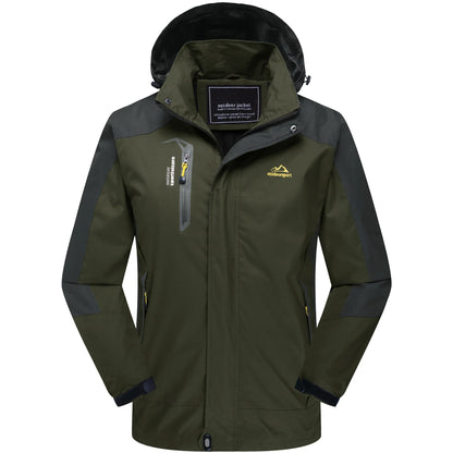 Outdoor Funktionsjacke für Herren – winddicht & wasserabweisend mit Kapuze