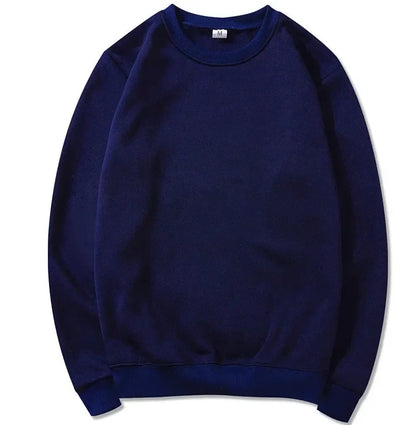 Unisex long-sleeve crew-neck sweatshirt, casual sweater