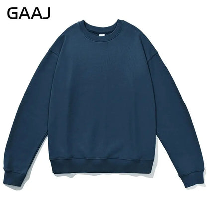 Unisex long-sleeve crew-neck sweatshirt, casual sweater