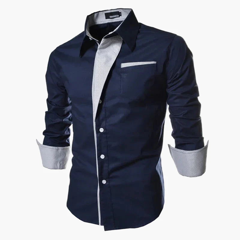 Men's Business Casual Shirt Modern Slim Fit – Stylish Shirt for Office and Everyday Use