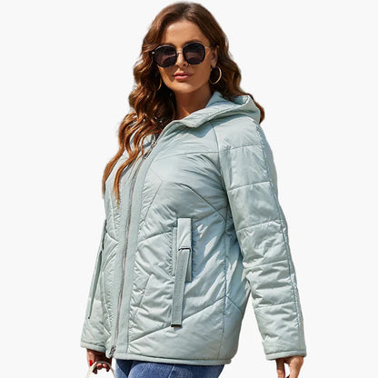 Women's quilted jacket transitional jacket modern casual
