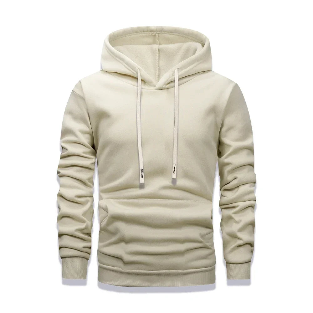 Unisex hoodie with kangaroo pocket and drawstring