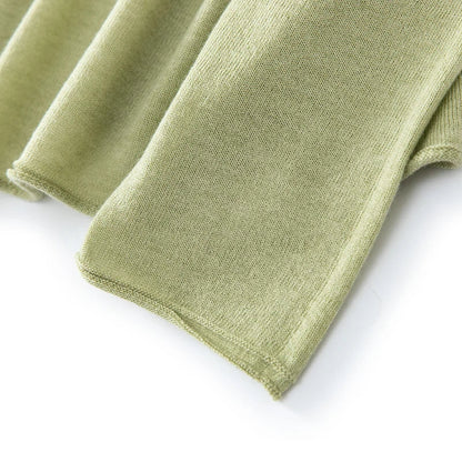 Langarm-Pullover Damen Rundhals Leichtes Material Einfarbig