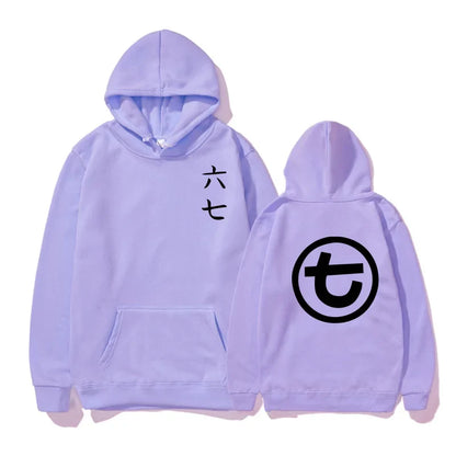 Unisex hoodie with kangaroo pocket and graphic print