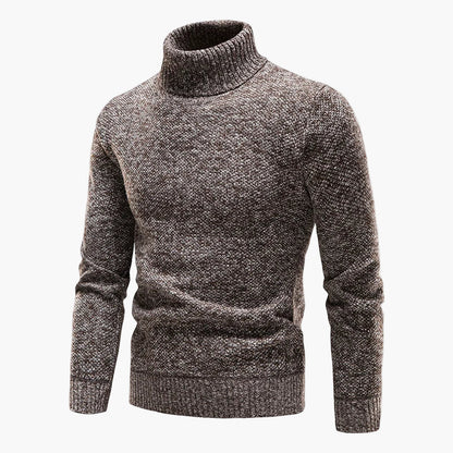 Men's turtleneck sweater knitwear winter comfort casual