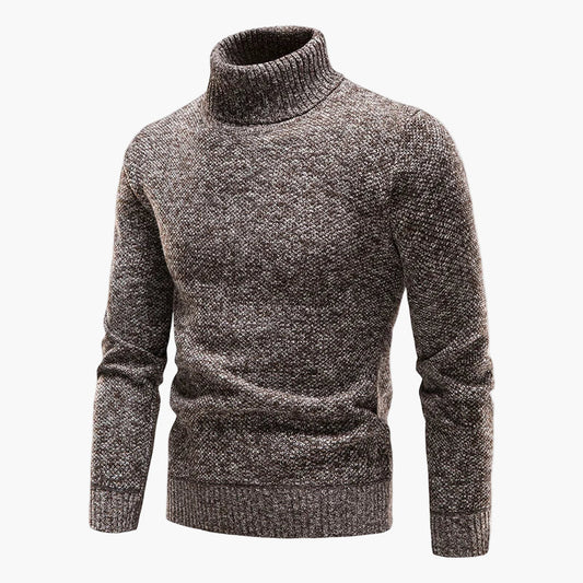 Men's turtleneck sweater knitwear winter comfort casual