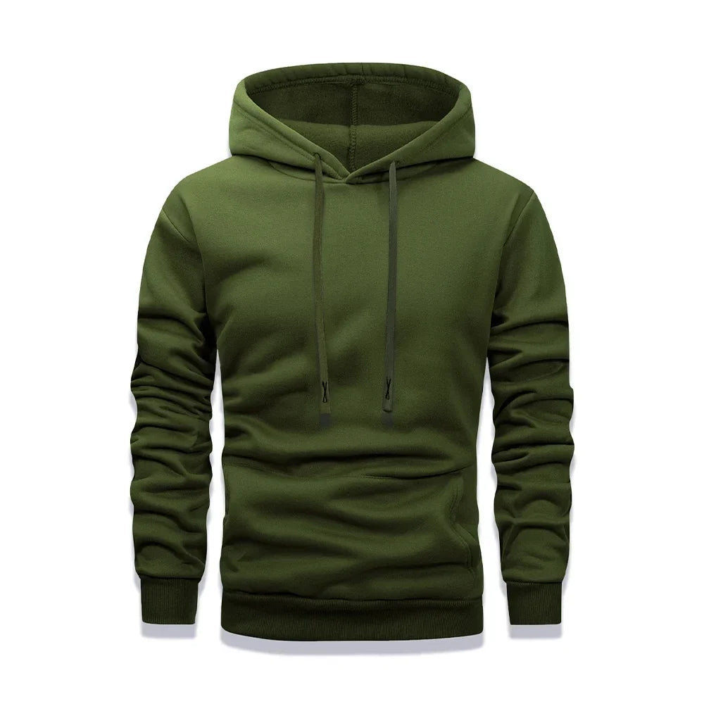 Unisex hoodie with kangaroo pocket and drawstring