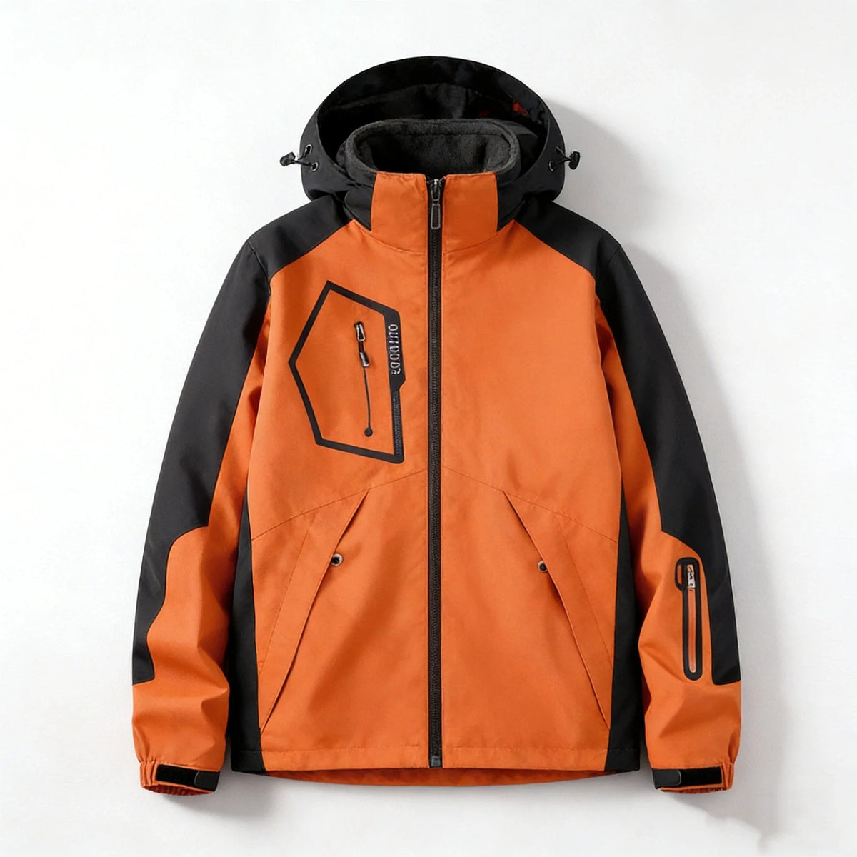 Unisex 3-in-1 outdoor jacket with hood and fleece inner jacket, various colors