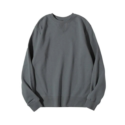 Unisex basic crew-neck sweatshirt gray