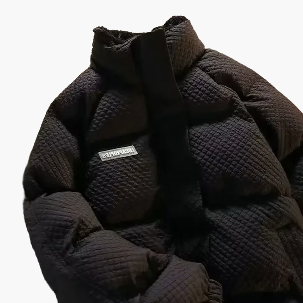 Women's & Men's Quilted Jacket Winter Jacket with Stand-up Collar – Casual, Warm Trend for Everyday & Couple Look