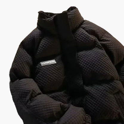 Women's & Men's Quilted Jacket Winter Jacket with Stand-up Collar – Casual, Warm Trend for Everyday & Couple Look